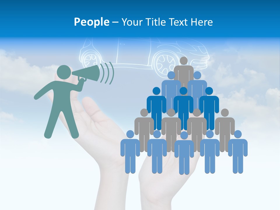 Wheel Shadow Model PowerPoint Template