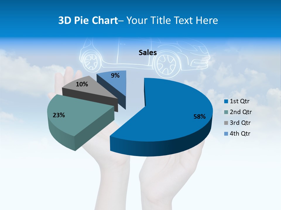 Wheel Shadow Model PowerPoint Template