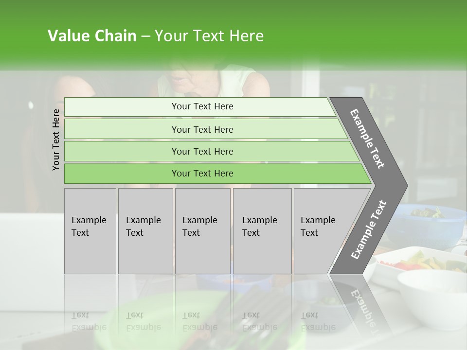 Holding Lawn Green PowerPoint Template