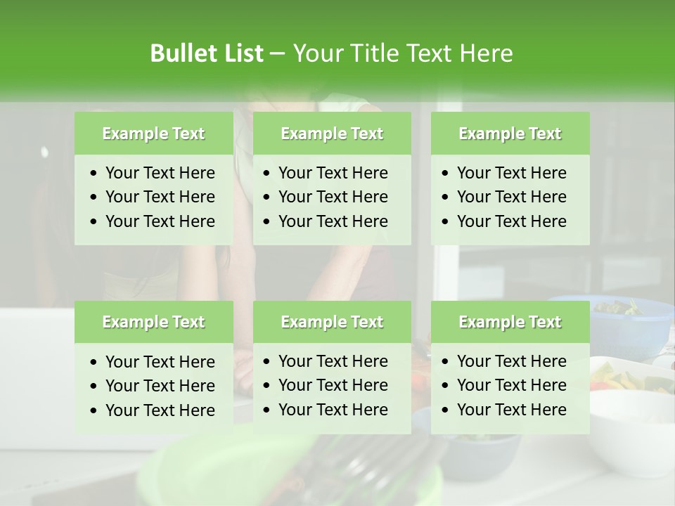 Holding Lawn Green PowerPoint Template