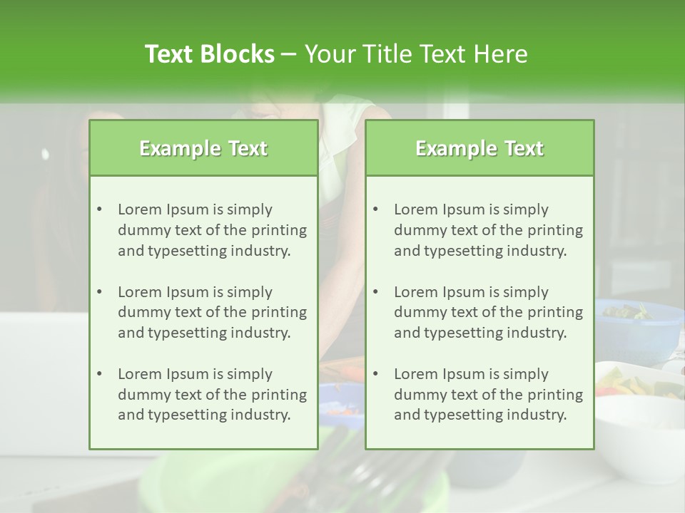 Holding Lawn Green PowerPoint Template