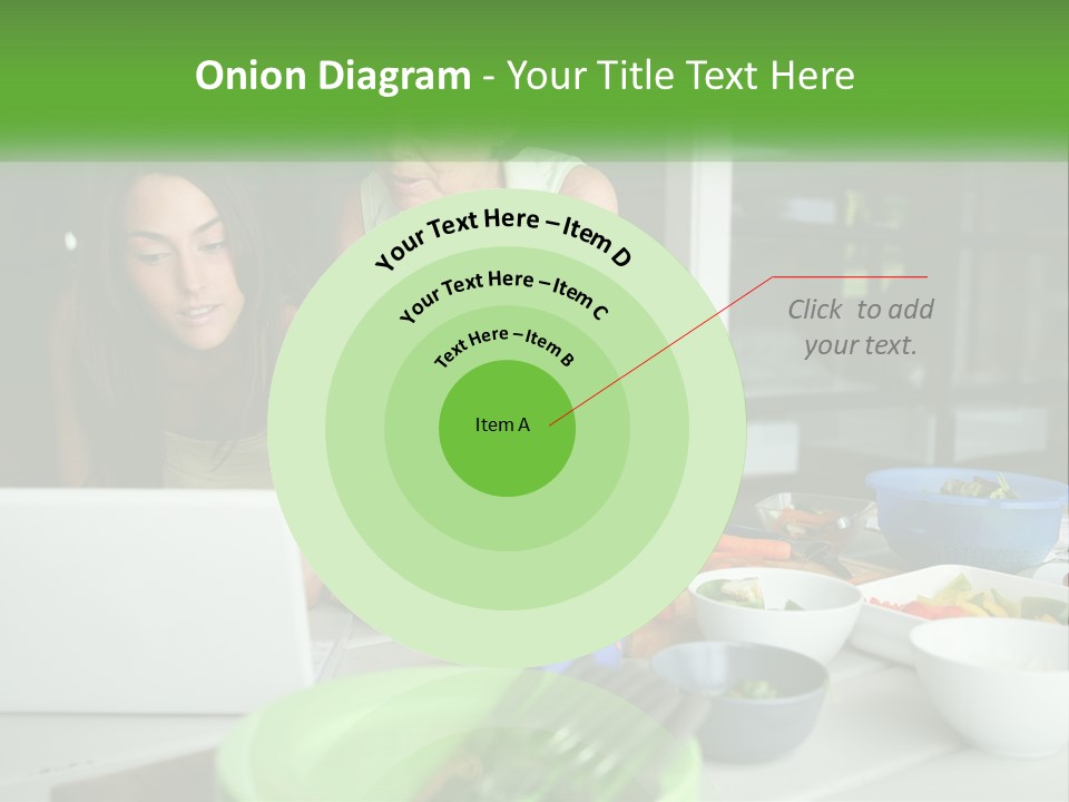 Holding Lawn Green PowerPoint Template