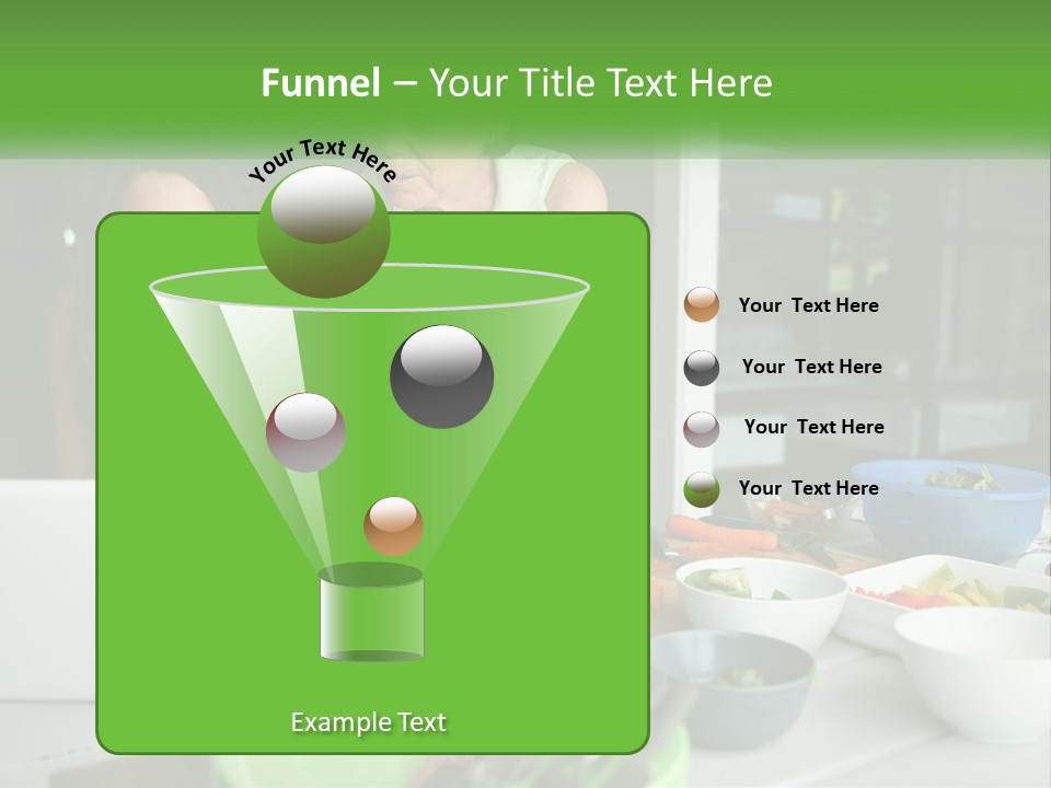 Holding Lawn Green PowerPoint Template