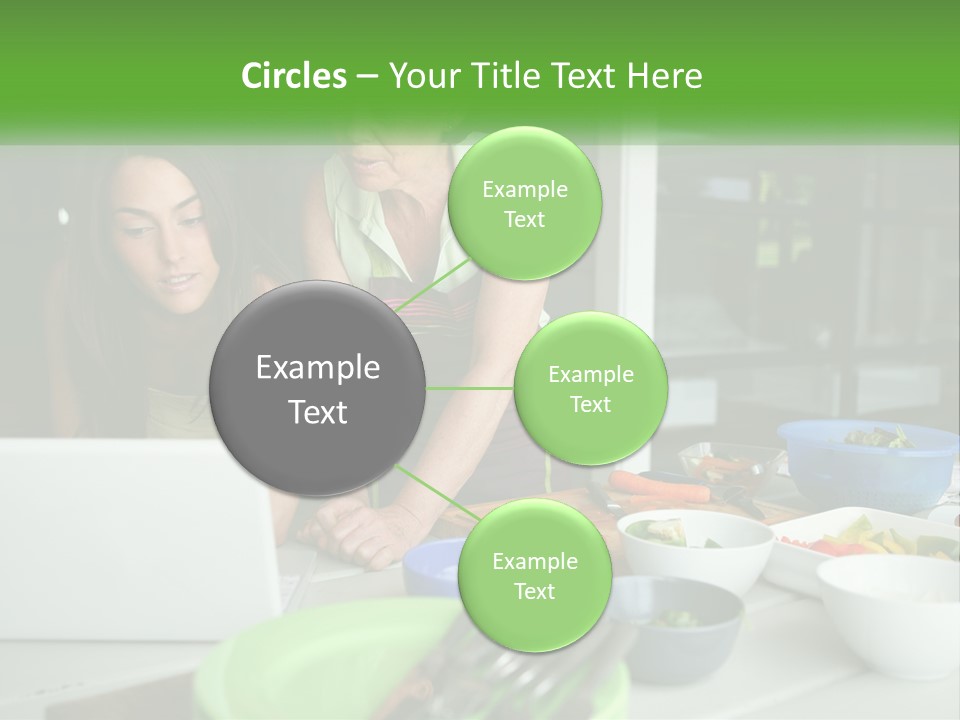 Holding Lawn Green PowerPoint Template