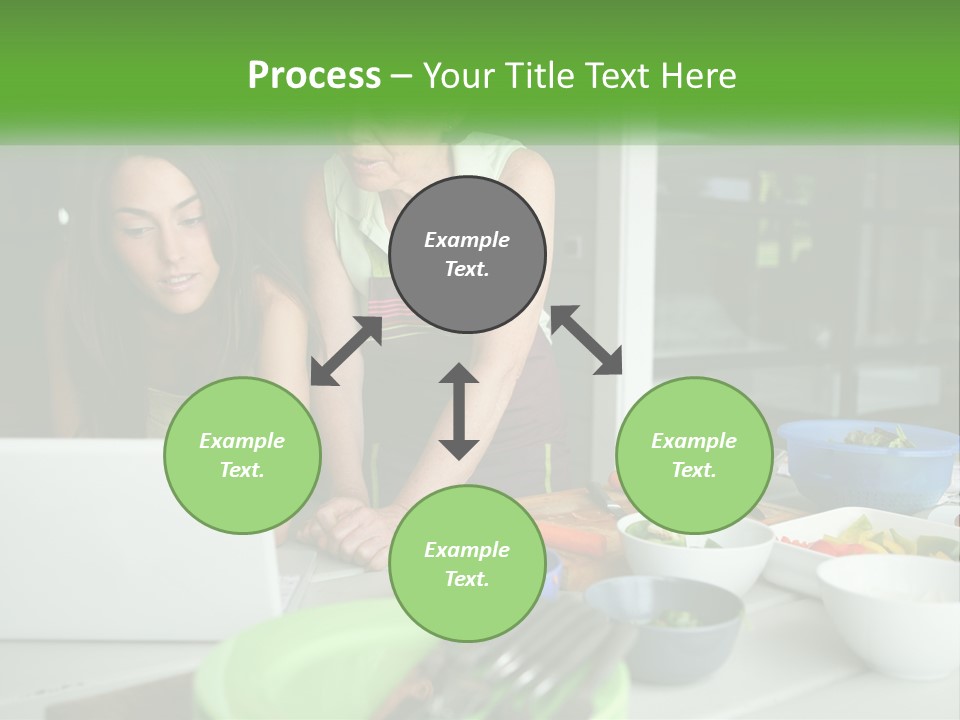 Holding Lawn Green PowerPoint Template