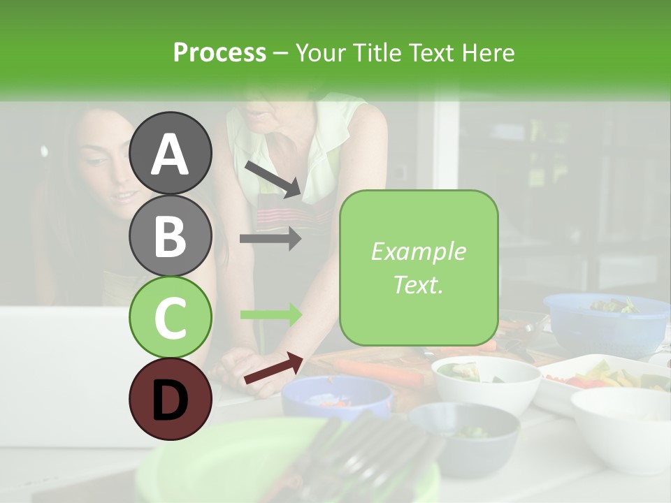 Holding Lawn Green PowerPoint Template