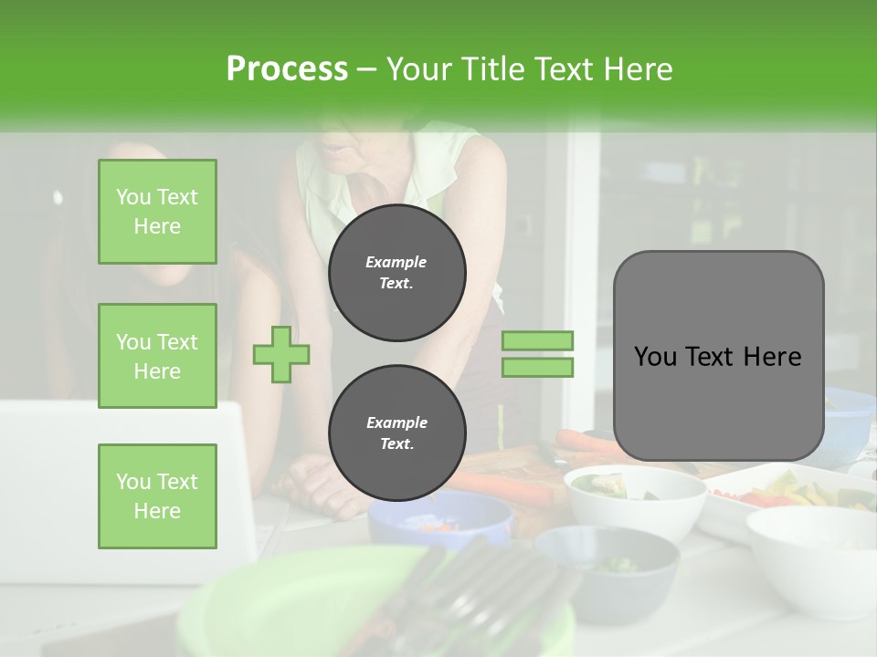 Holding Lawn Green PowerPoint Template