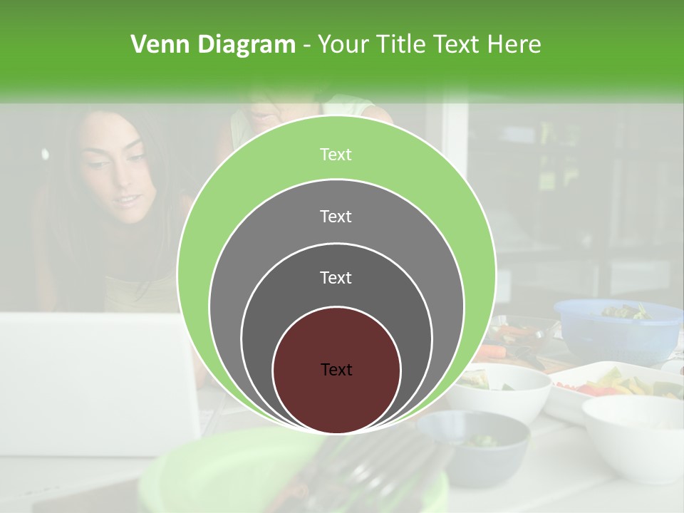Holding Lawn Green PowerPoint Template
