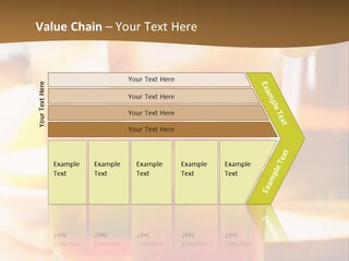 A Table Topped With Glasses Filled With Drinks PowerPoint Template