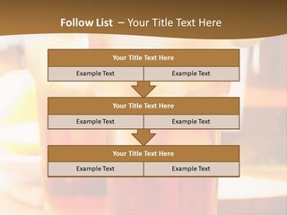 A Table Topped With Glasses Filled With Drinks PowerPoint Template