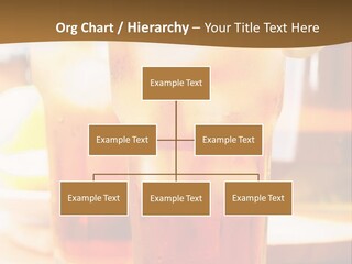 A Table Topped With Glasses Filled With Drinks PowerPoint Template