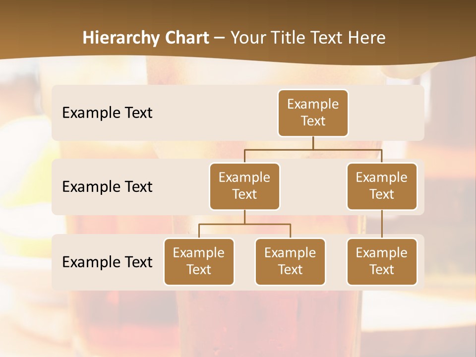 A Table Topped With Glasses Filled With Drinks PowerPoint Template