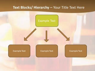 A Table Topped With Glasses Filled With Drinks PowerPoint Template