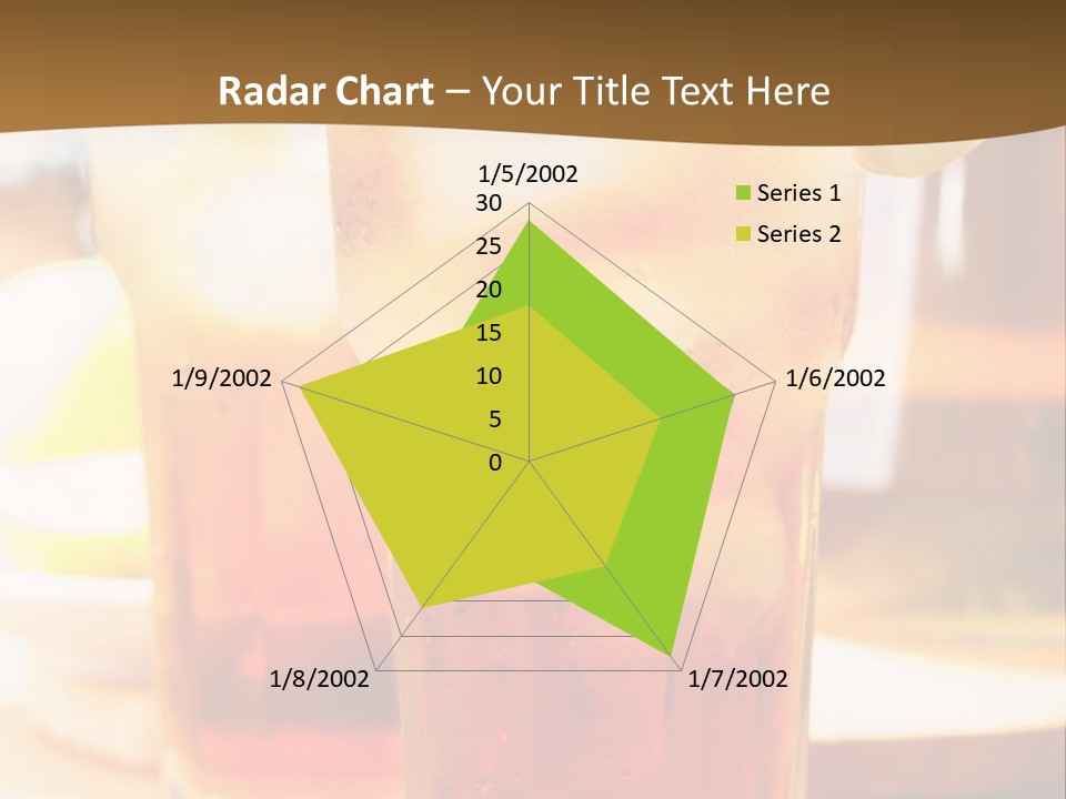 A Table Topped With Glasses Filled With Drinks PowerPoint Template