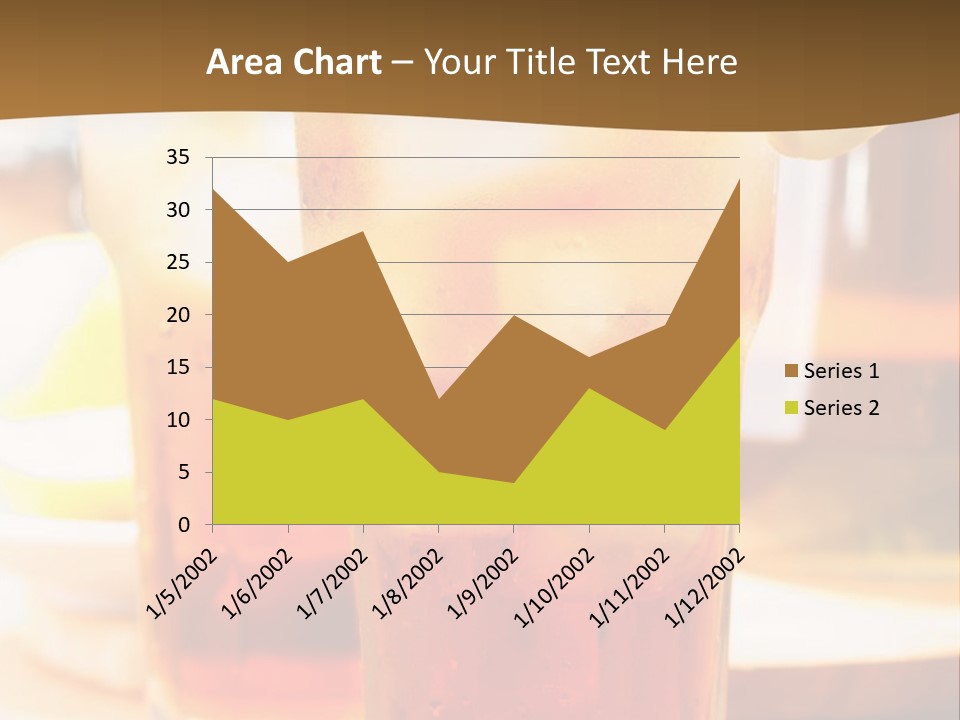 A Table Topped With Glasses Filled With Drinks PowerPoint Template