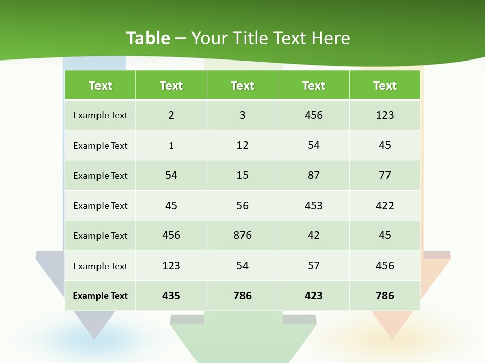 Three Arrows Pointing In Different Directions On A White Background PowerPoint Template