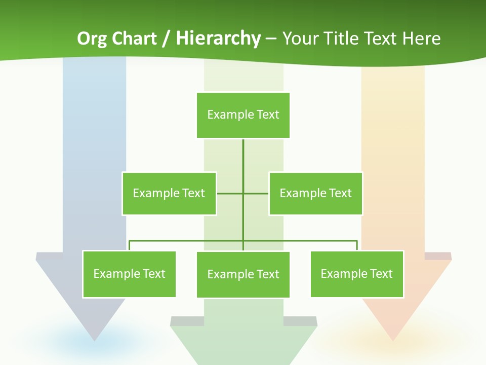 Three Arrows Pointing In Different Directions On A White Background PowerPoint Template