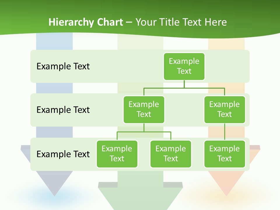 Three Arrows Pointing In Different Directions On A White Background PowerPoint Template