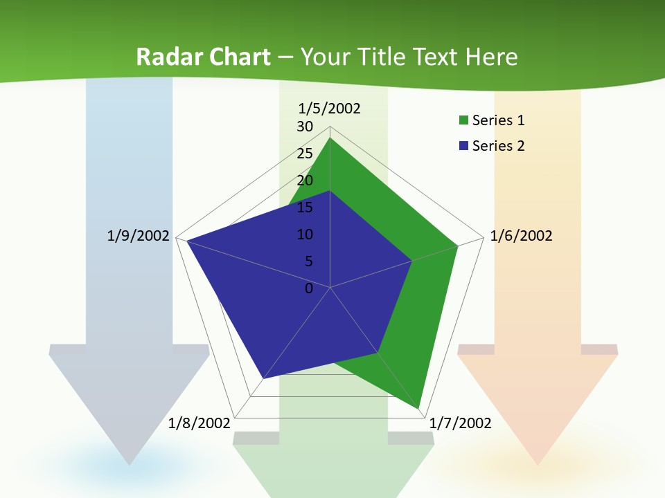 Three Arrows Pointing In Different Directions On A White Background PowerPoint Template