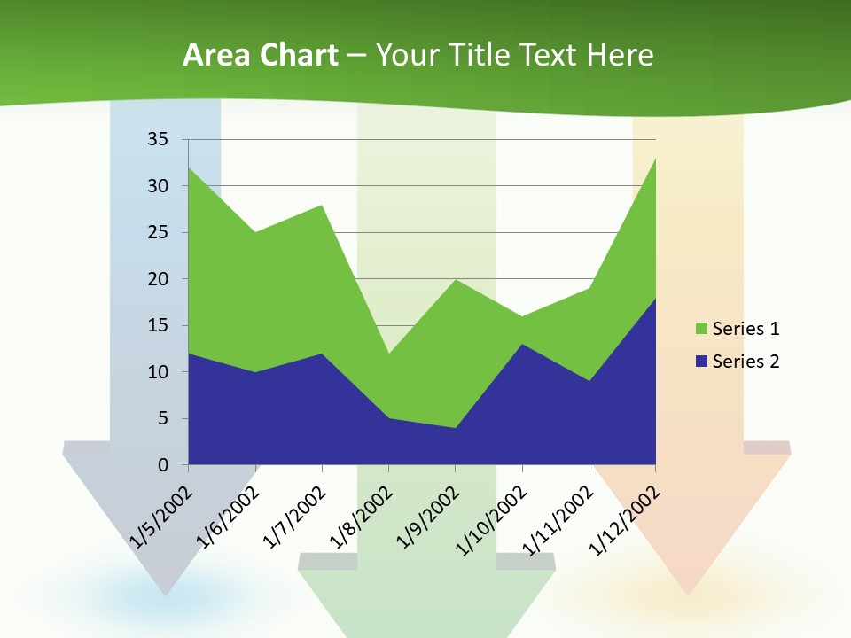 Three Arrows Pointing In Different Directions On A White Background PowerPoint Template