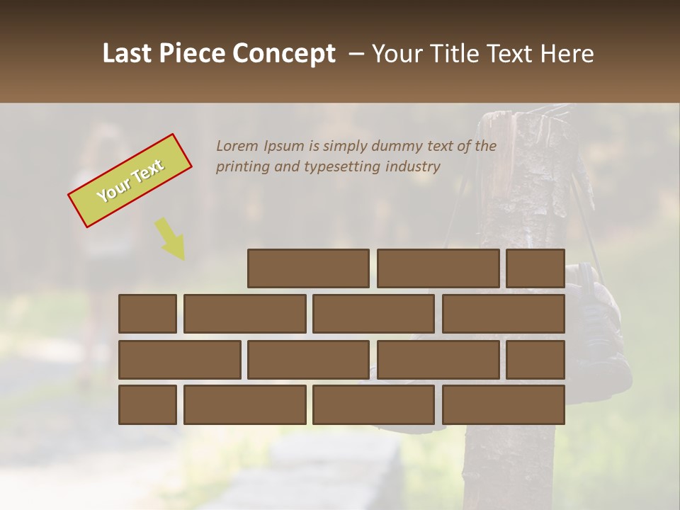 A Pair Of Shoes Hanging From A Tree Trunk PowerPoint Template