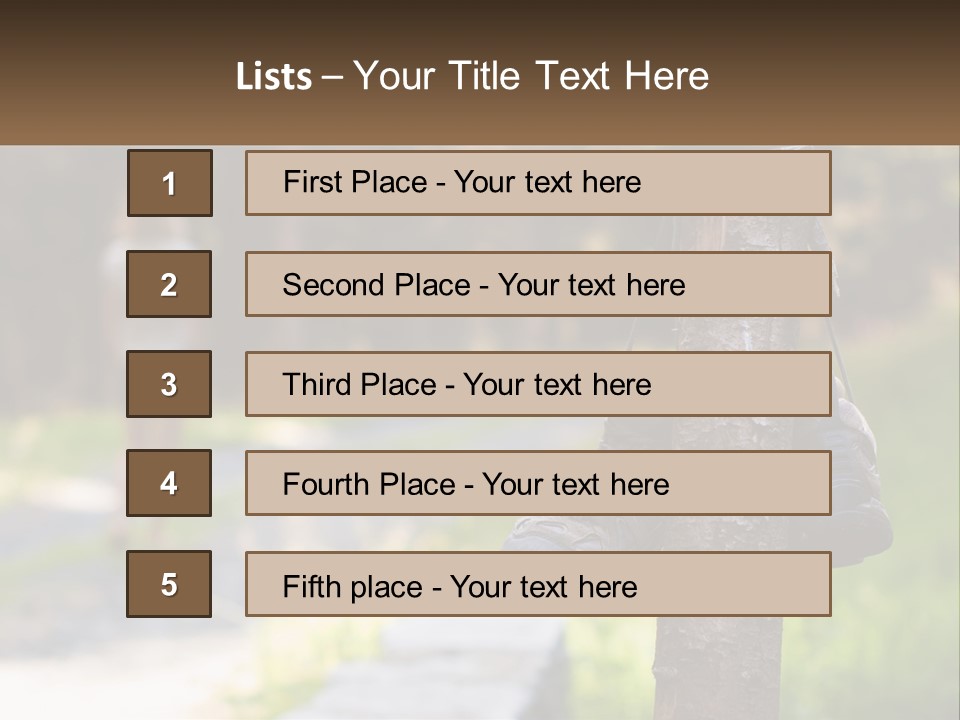 A Pair Of Shoes Hanging From A Tree Trunk PowerPoint Template