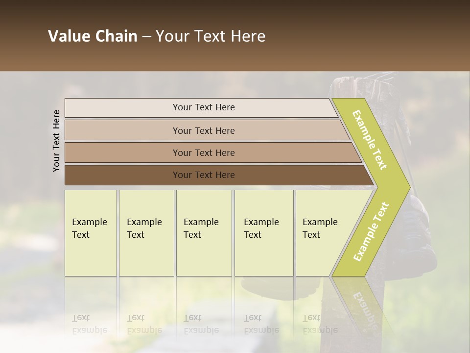 A Pair Of Shoes Hanging From A Tree Trunk PowerPoint Template