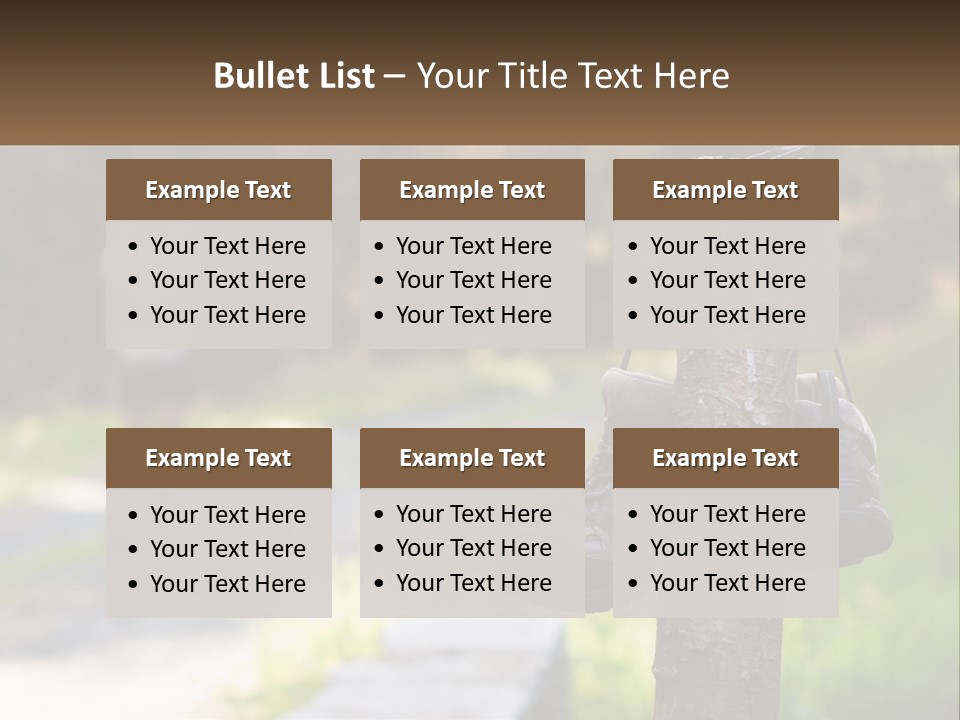 A Pair Of Shoes Hanging From A Tree Trunk PowerPoint Template