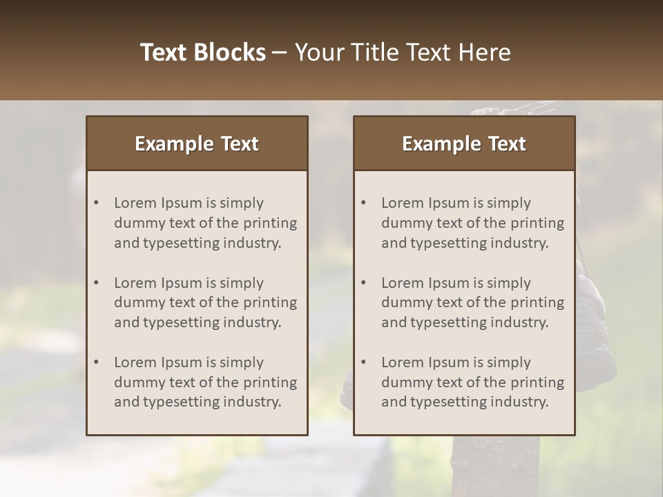 A Pair Of Shoes Hanging From A Tree Trunk PowerPoint Template