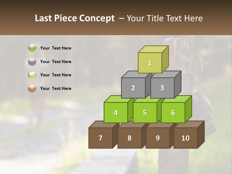 A Pair Of Shoes Hanging From A Tree Trunk PowerPoint Template