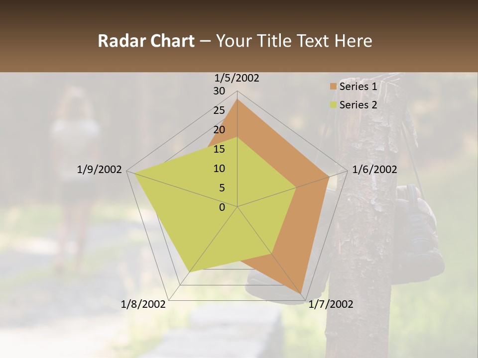 A Pair Of Shoes Hanging From A Tree Trunk PowerPoint Template