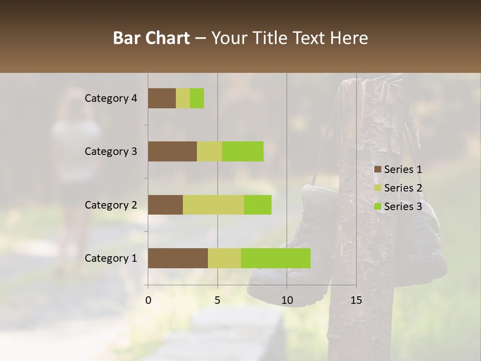 A Pair Of Shoes Hanging From A Tree Trunk PowerPoint Template