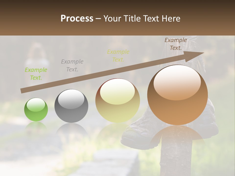 A Pair Of Shoes Hanging From A Tree Trunk PowerPoint Template