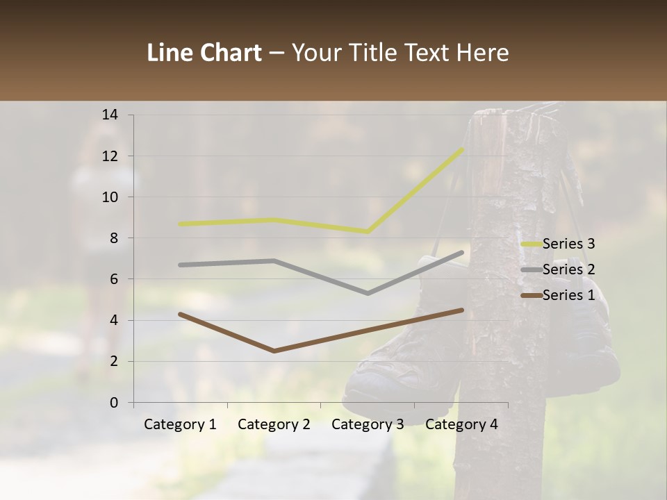 A Pair Of Shoes Hanging From A Tree Trunk PowerPoint Template