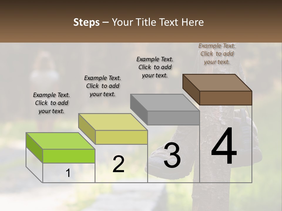 A Pair Of Shoes Hanging From A Tree Trunk PowerPoint Template