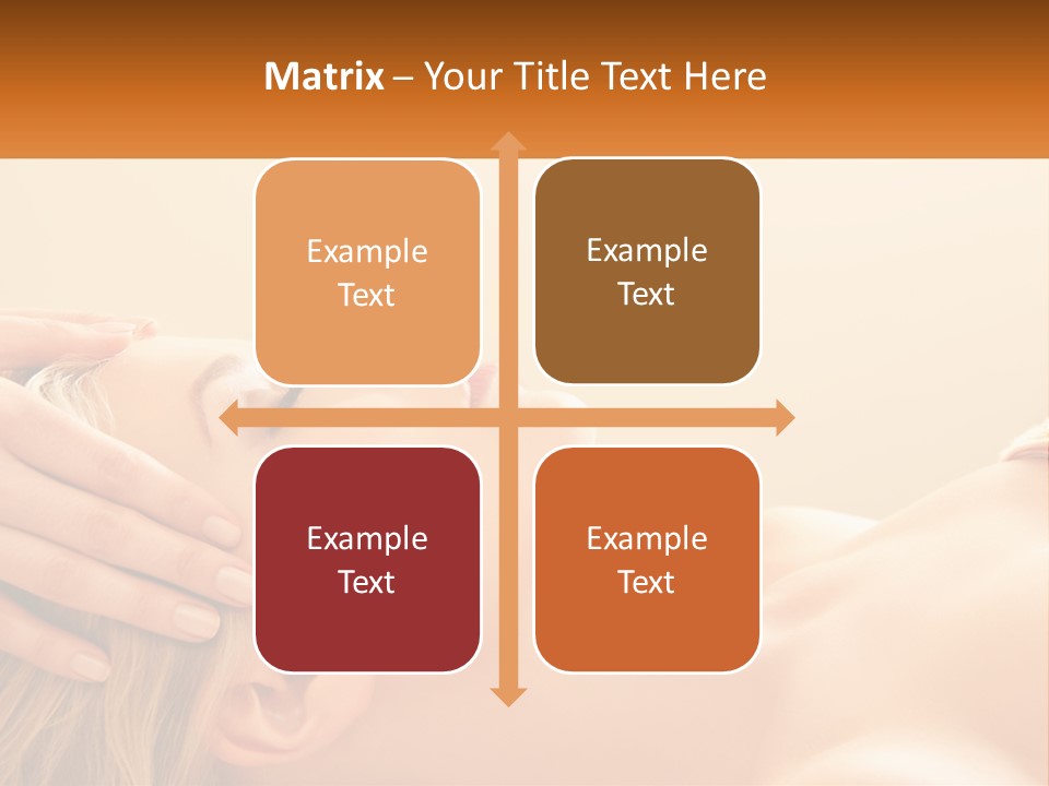 A Woman Getting A Facial Massage At A Spa PowerPoint Template