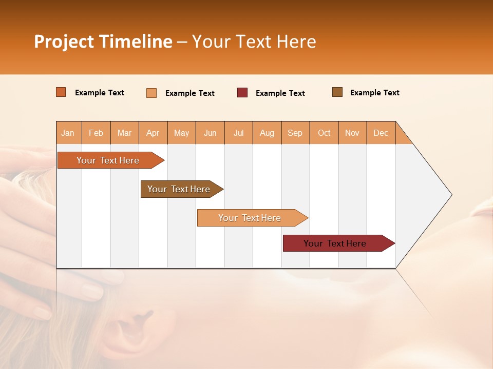 A Woman Getting A Facial Massage At A Spa PowerPoint Template