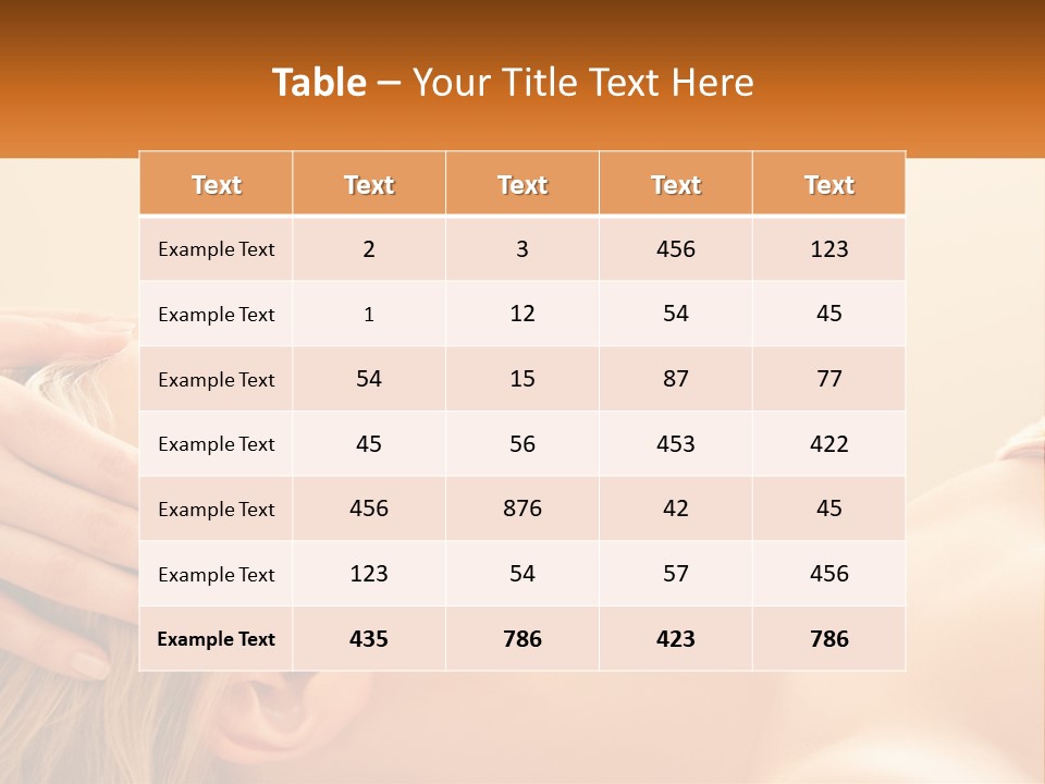 A Woman Getting A Facial Massage At A Spa PowerPoint Template
