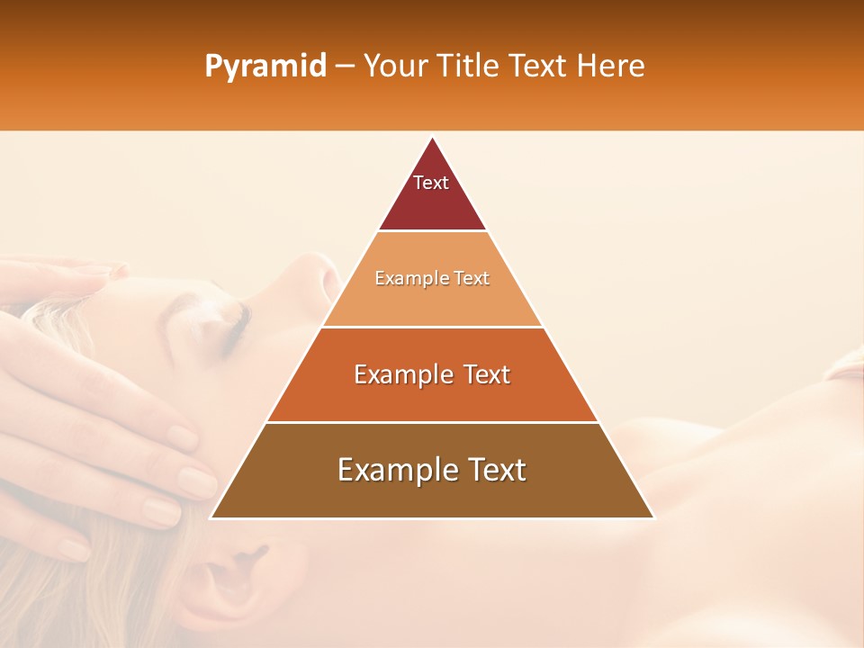 A Woman Getting A Facial Massage At A Spa PowerPoint Template