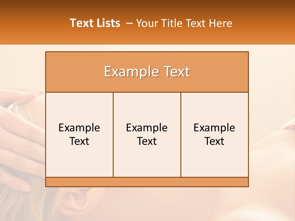 A Woman Getting A Facial Massage At A Spa PowerPoint Template