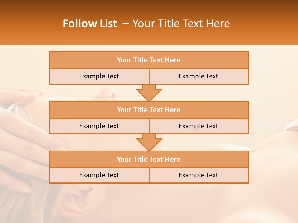 A Woman Getting A Facial Massage At A Spa PowerPoint Template