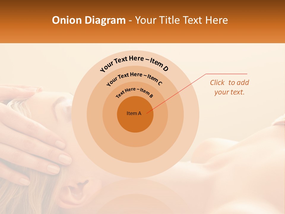 A Woman Getting A Facial Massage At A Spa PowerPoint Template