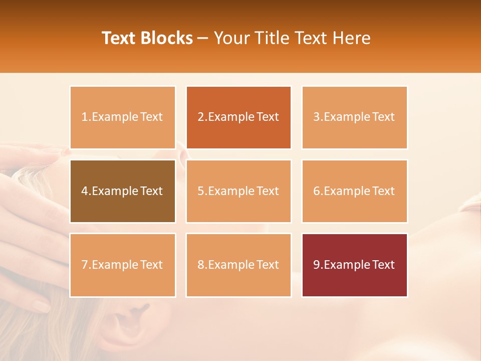 A Woman Getting A Facial Massage At A Spa PowerPoint Template