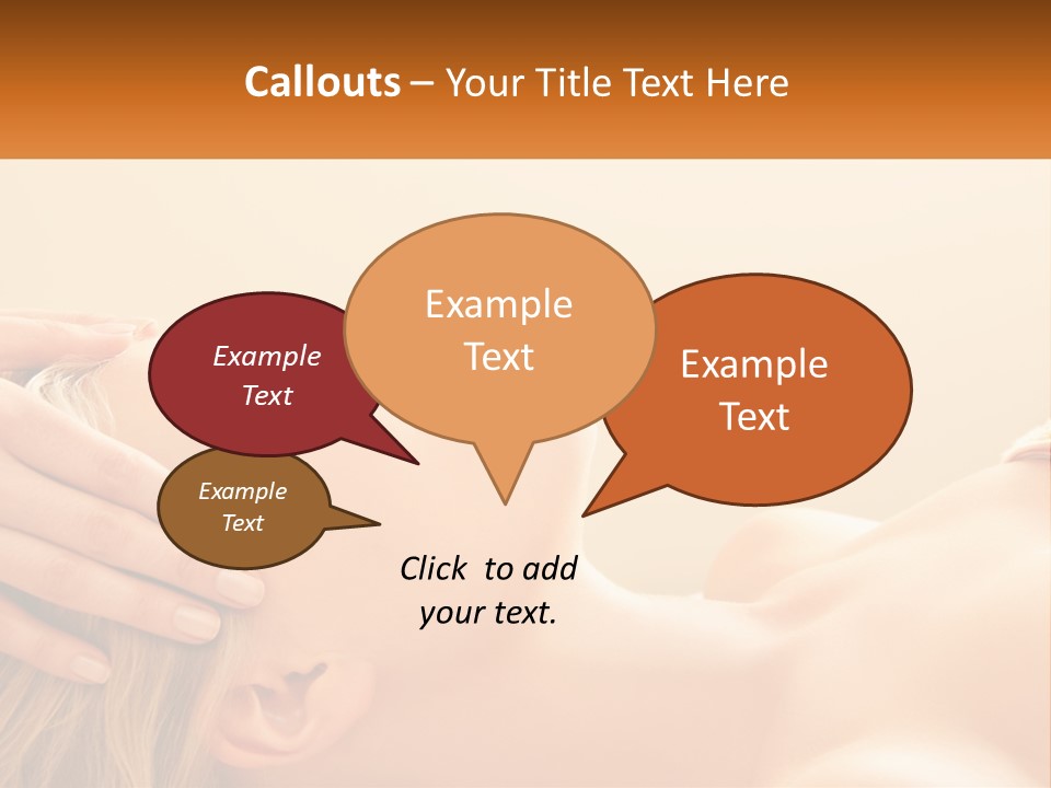 A Woman Getting A Facial Massage At A Spa PowerPoint Template
