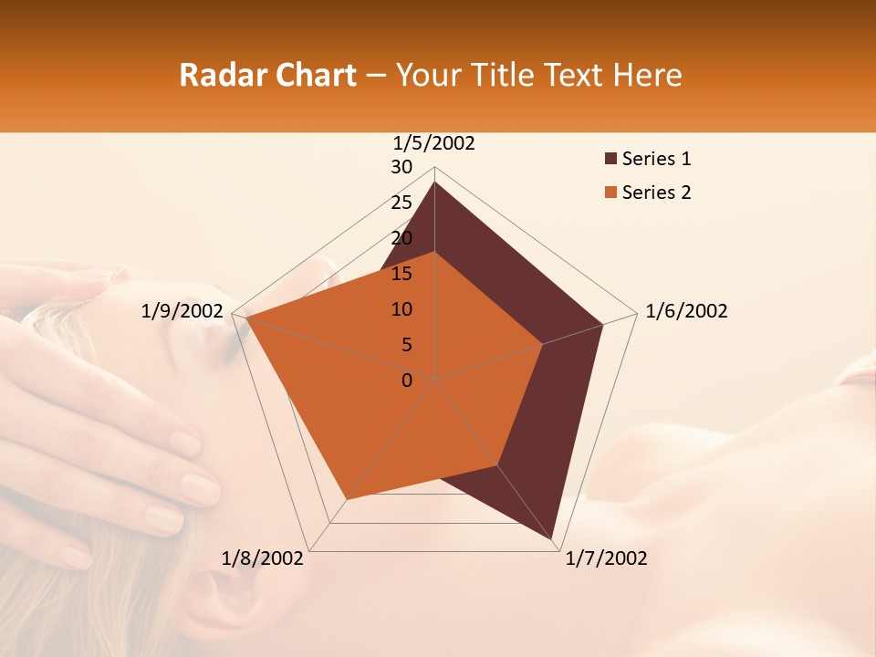 A Woman Getting A Facial Massage At A Spa PowerPoint Template