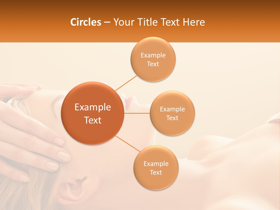 A Woman Getting A Facial Massage At A Spa PowerPoint Template