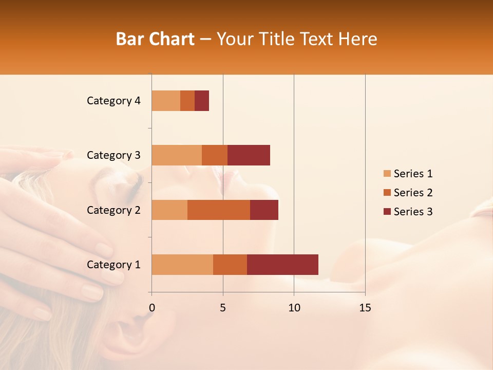 A Woman Getting A Facial Massage At A Spa PowerPoint Template