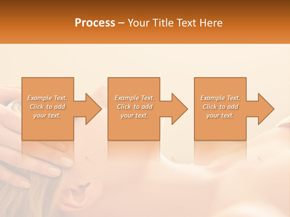 A Woman Getting A Facial Massage At A Spa PowerPoint Template