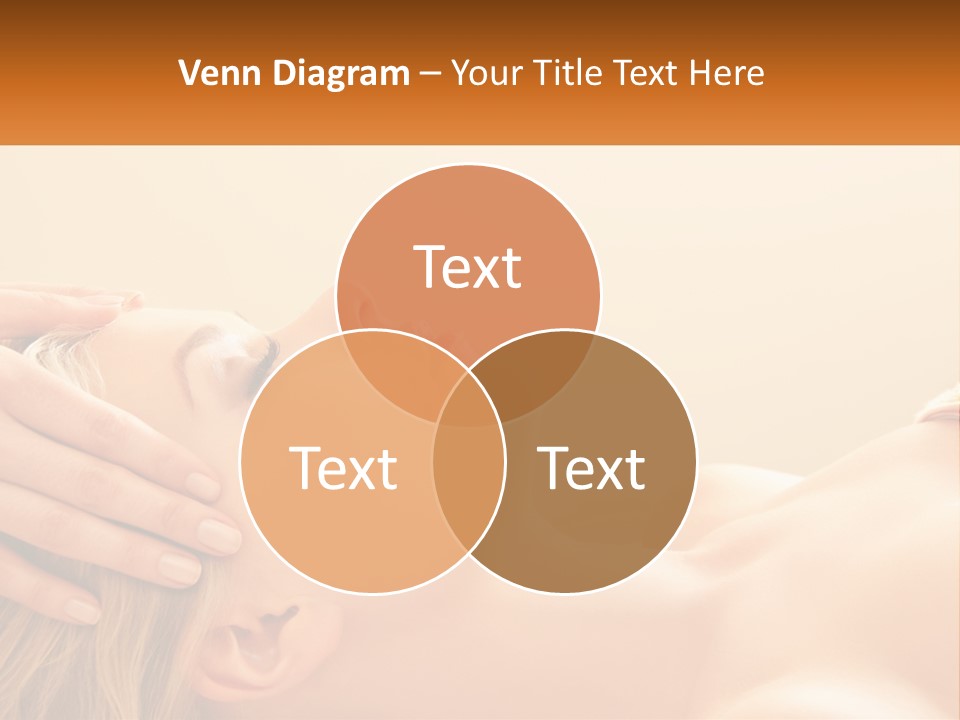 A Woman Getting A Facial Massage At A Spa PowerPoint Template