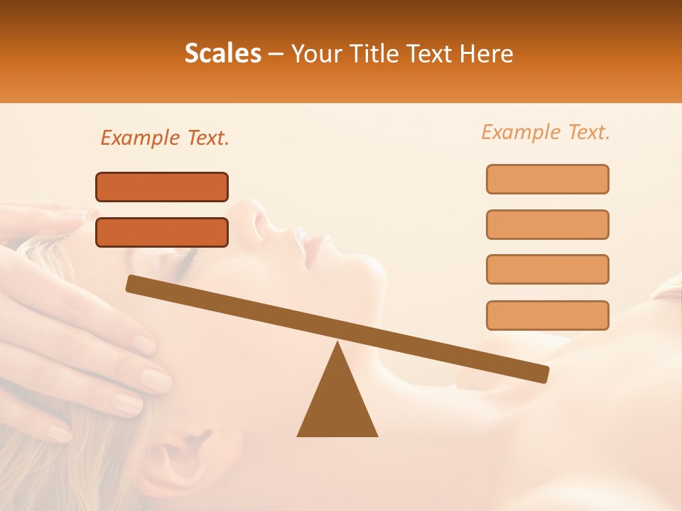 A Woman Getting A Facial Massage At A Spa PowerPoint Template